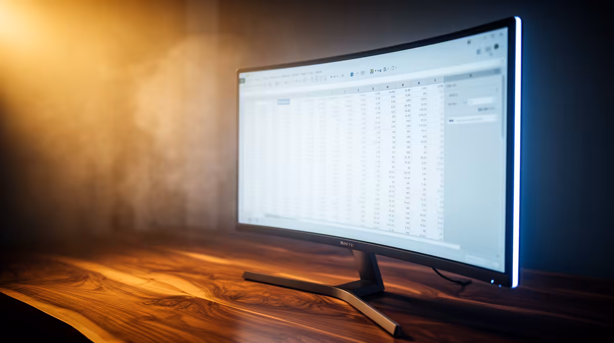 Mini-LED Monitor Really Cope with Spreadsheet-heavy Work