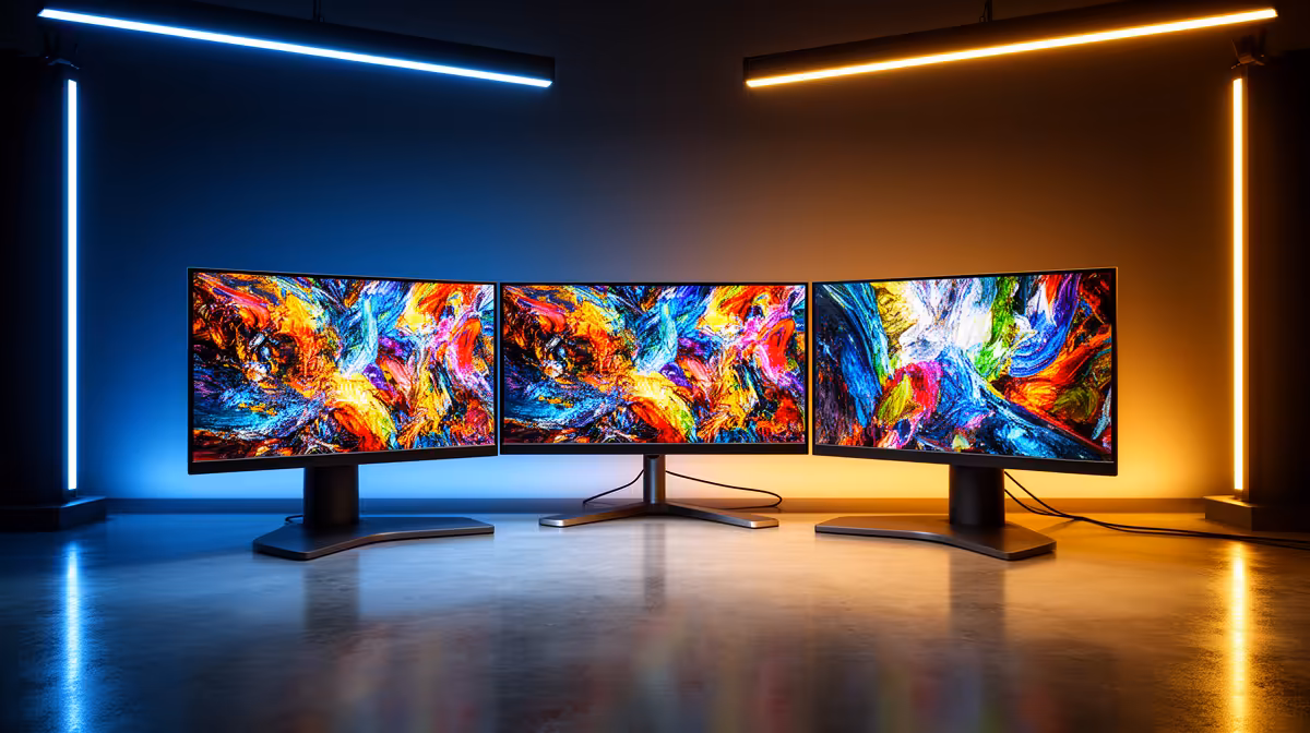 Multi-monitor Dock Really Cope with Colour Grading for an