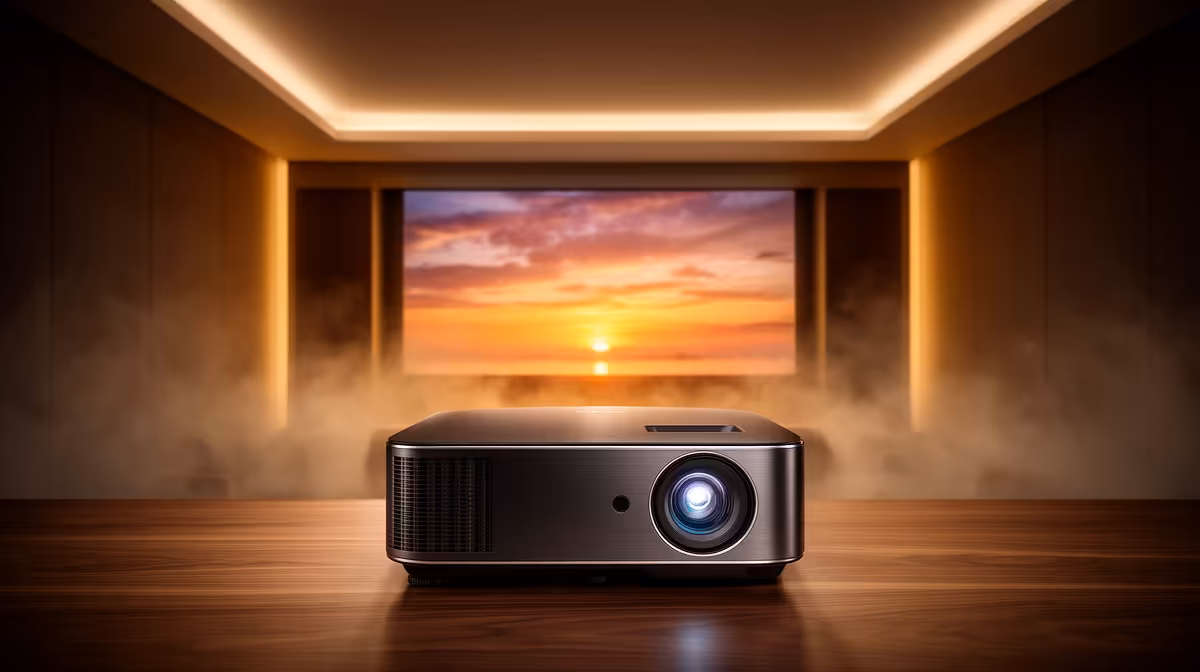 Native 1080P Projector With 4K Support: image, audio and
