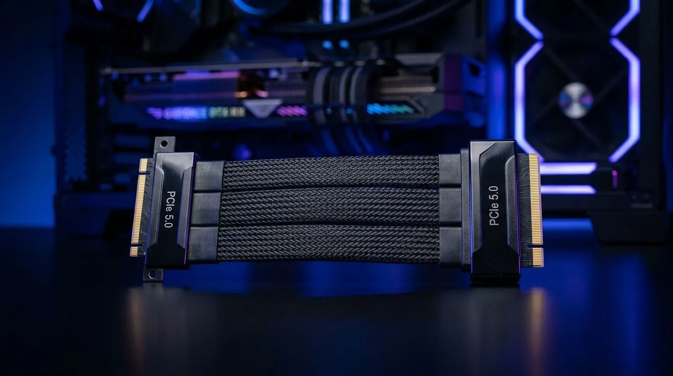 Does PCIe 5.0 riser cable impact GPU speed?