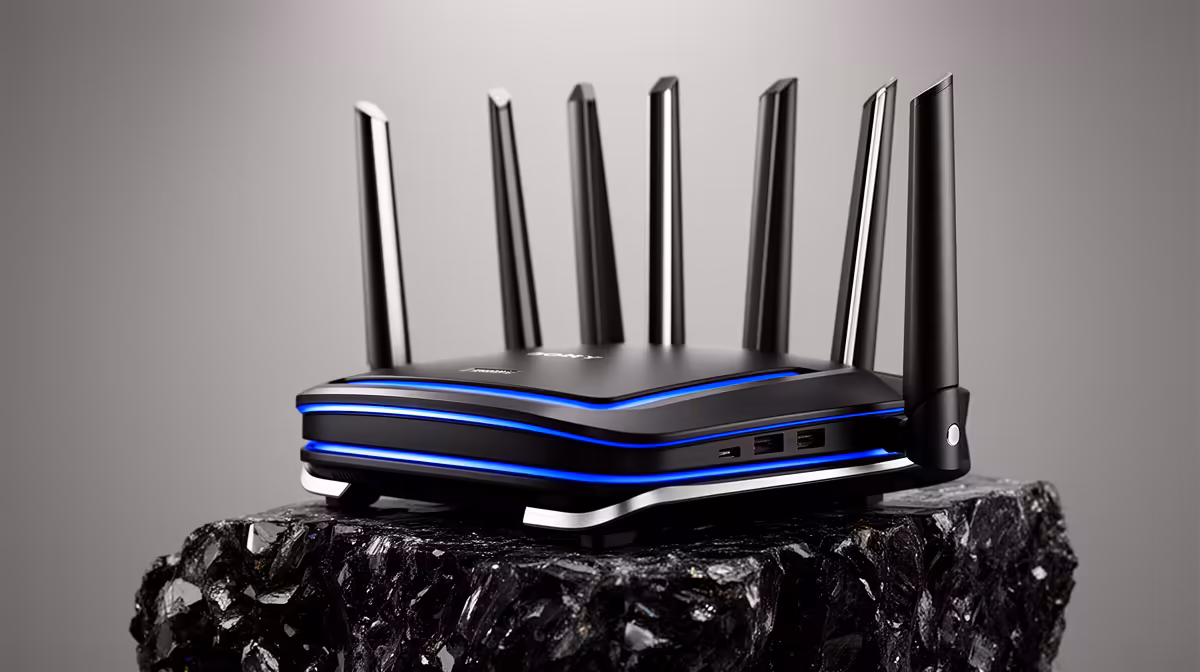 Router With Eight Internal Antennas: router capacity checks