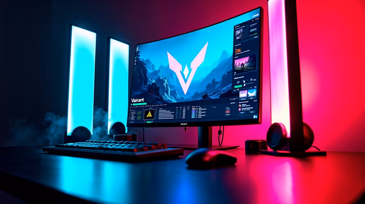 Streaming Setup Really Cope with Playing Valorant for an