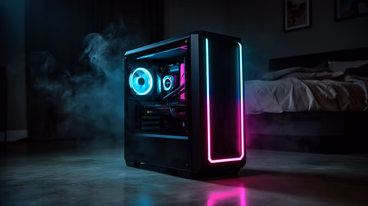 Vertical Monitor Really Cope with a Bedroom Gaming Setup