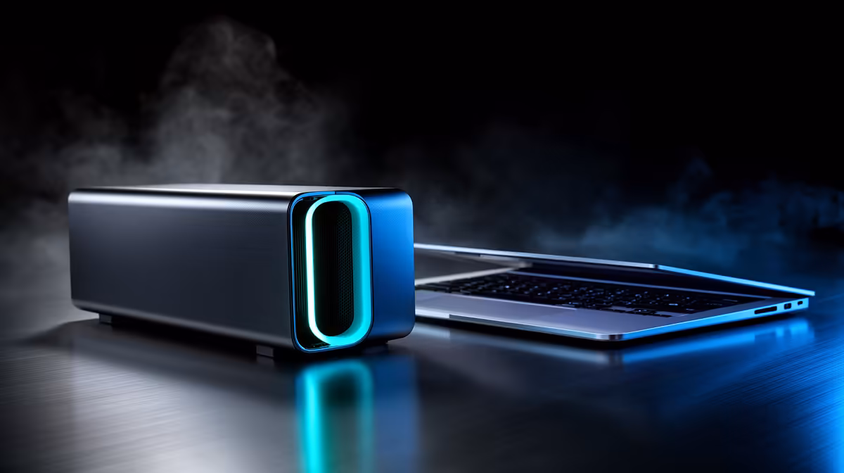 eGPU gives VRAM but Thunderbolt limits throughput