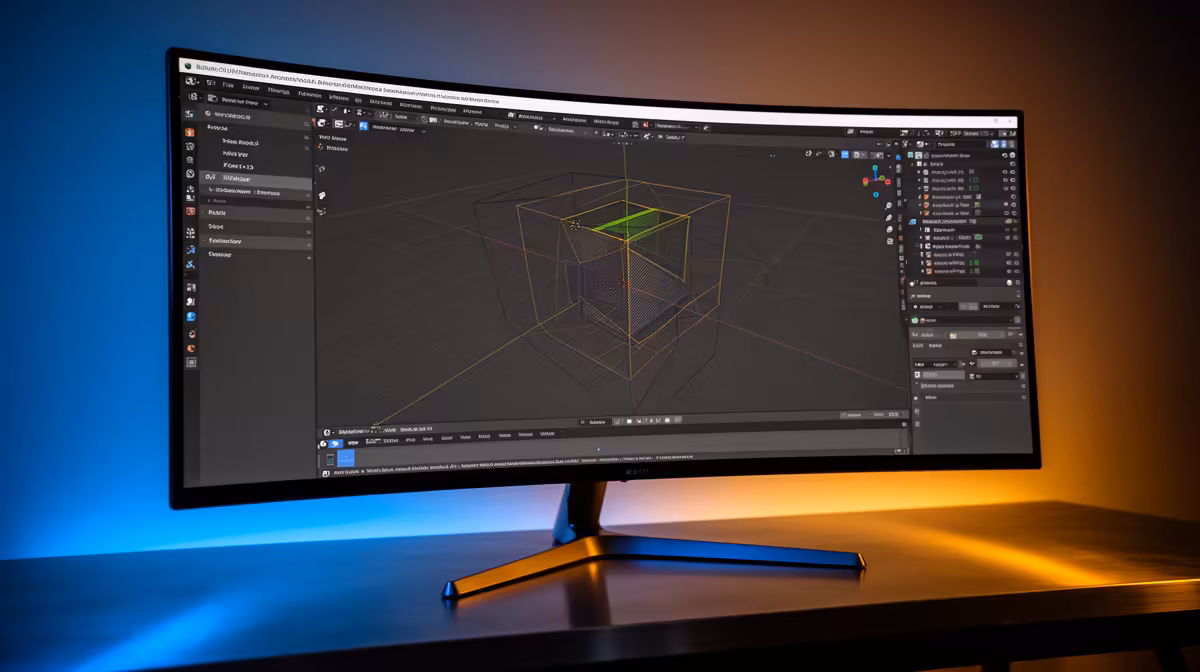Can an Ultrawide Monitor Really Cope with Blender