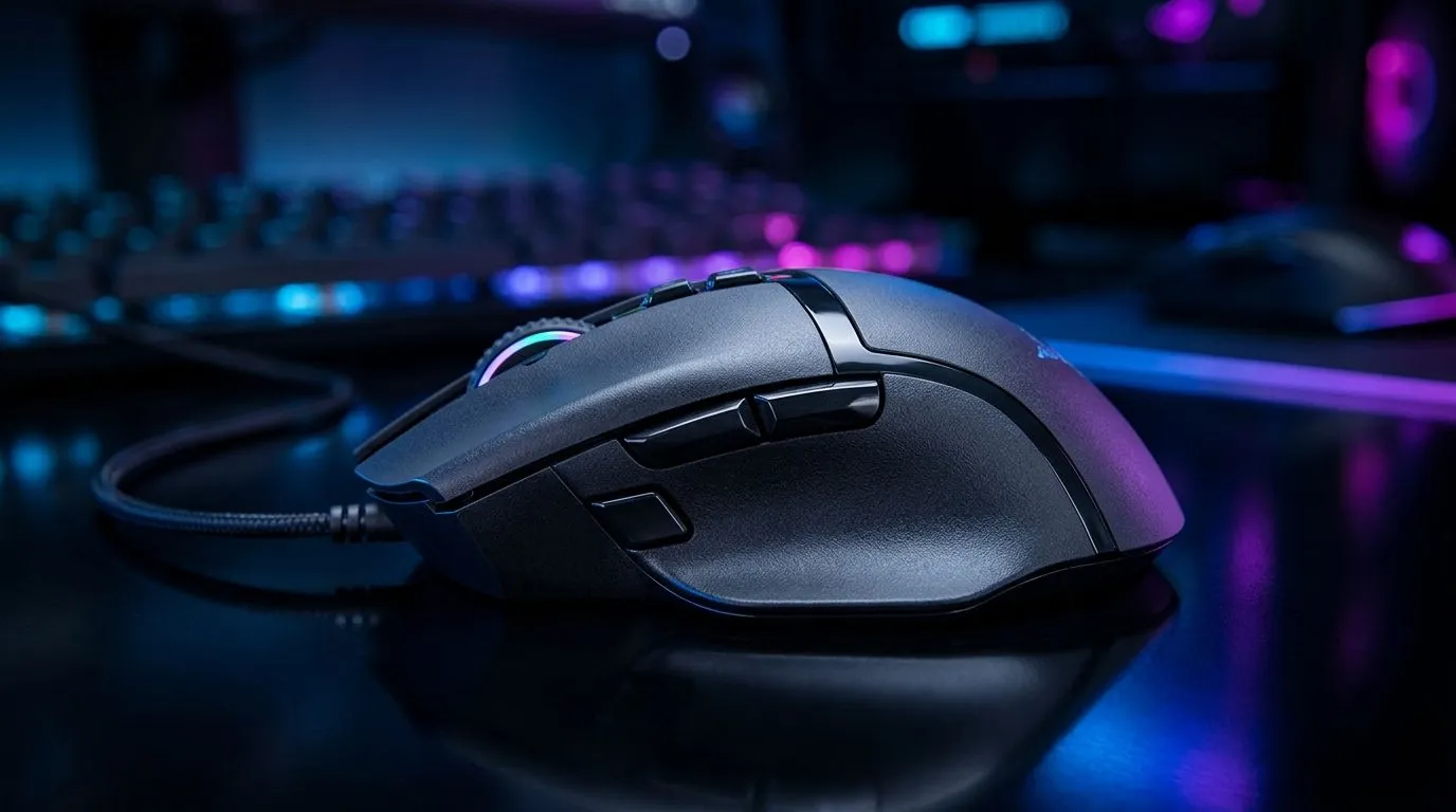 Six buttons and DPI tuning for faster aim and input control
