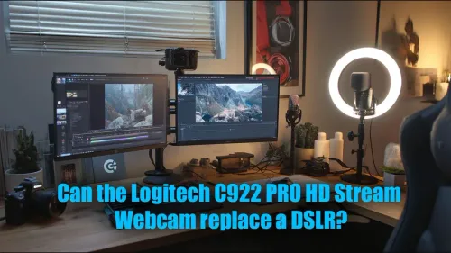 Logitech C922 PRO HD Stream Webcam: Is It a DSLR Replacement?