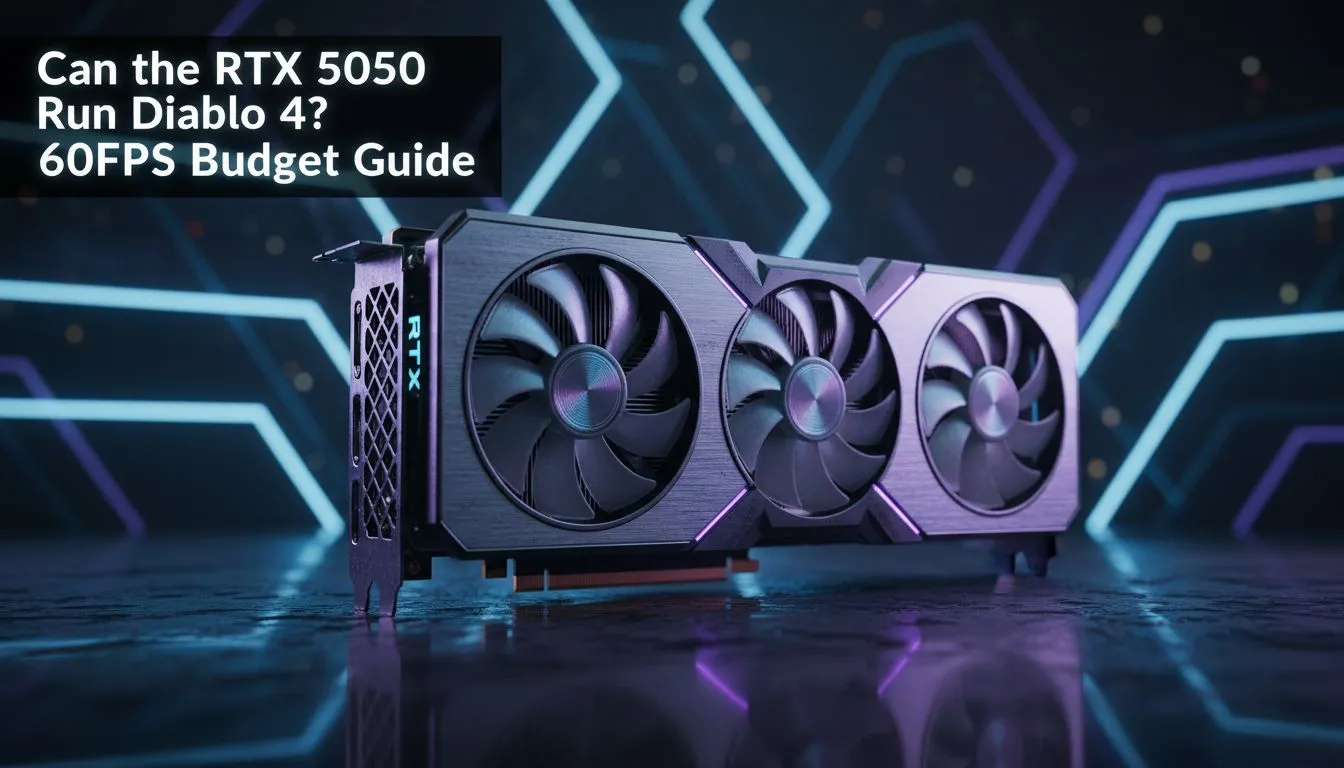 Can the RTX 5050 Run Diablo 4 at 60FPS?