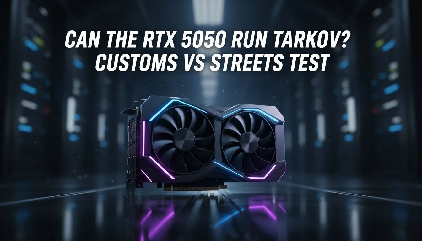 RTX 5050 Tarkov Benchmark Test