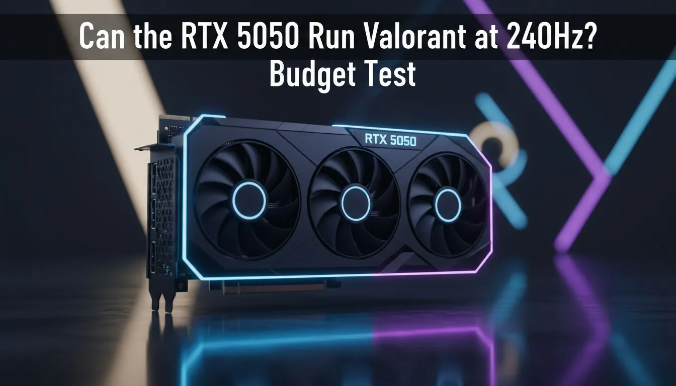 RTX 5050 at 240Hz - Budget Test
