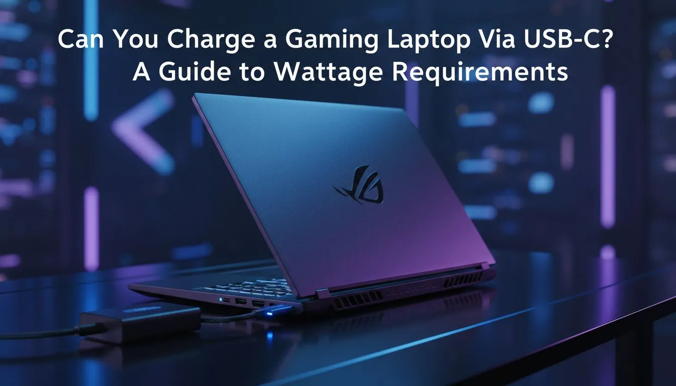 USB-C Gaming Laptop Wattage Basics