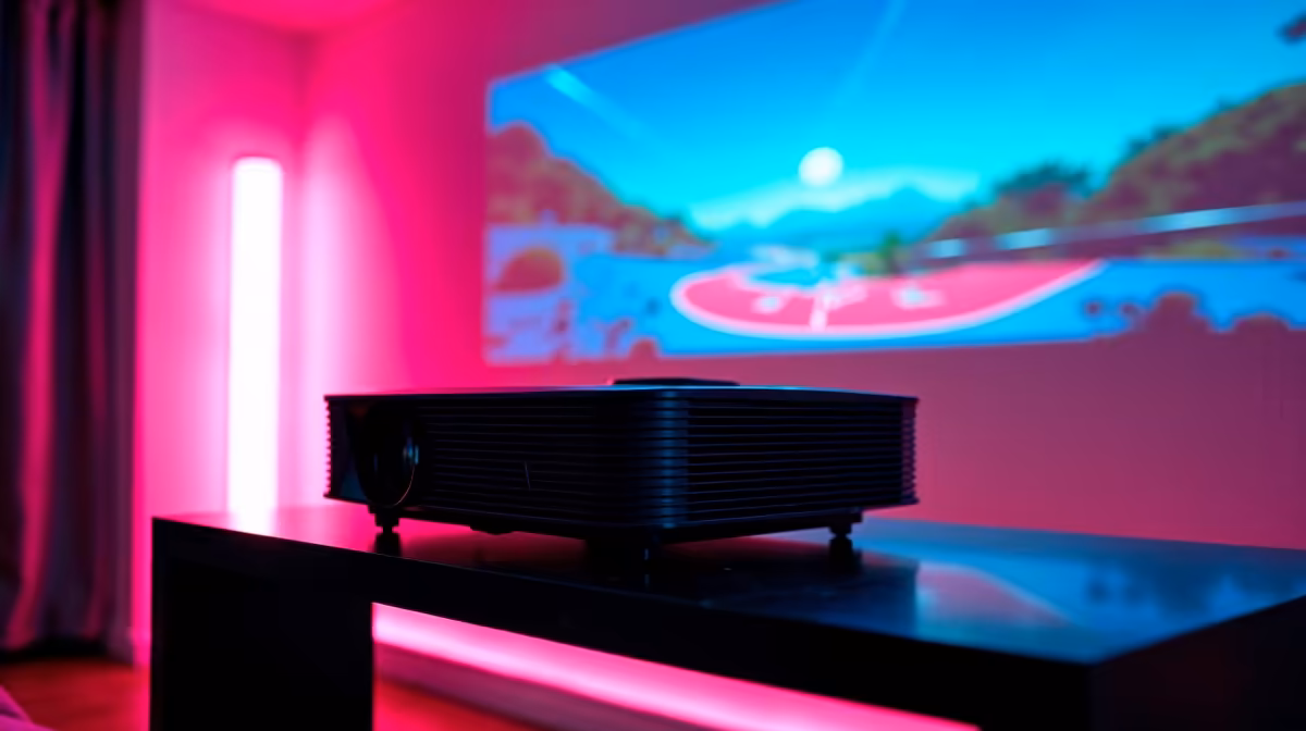 Can You Game on a Laser Projector SA?