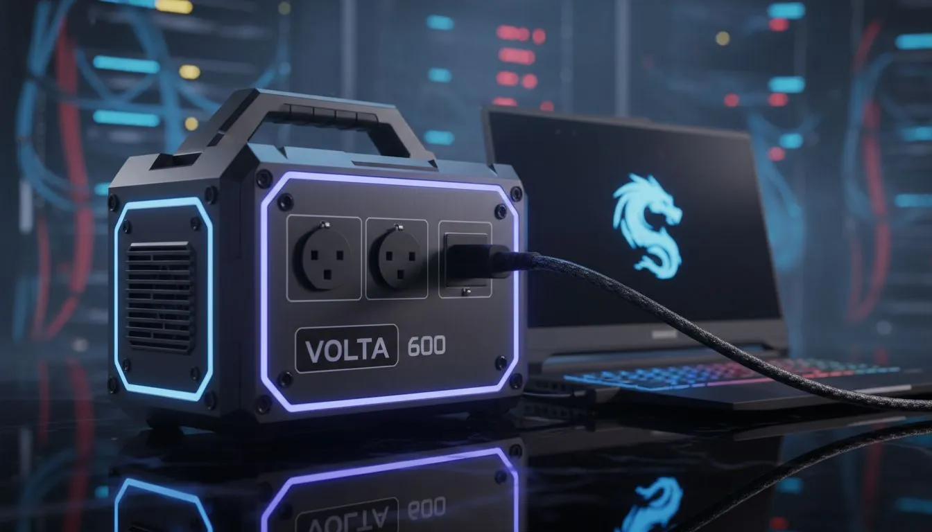 600W Power Station and Gaming Laptops
