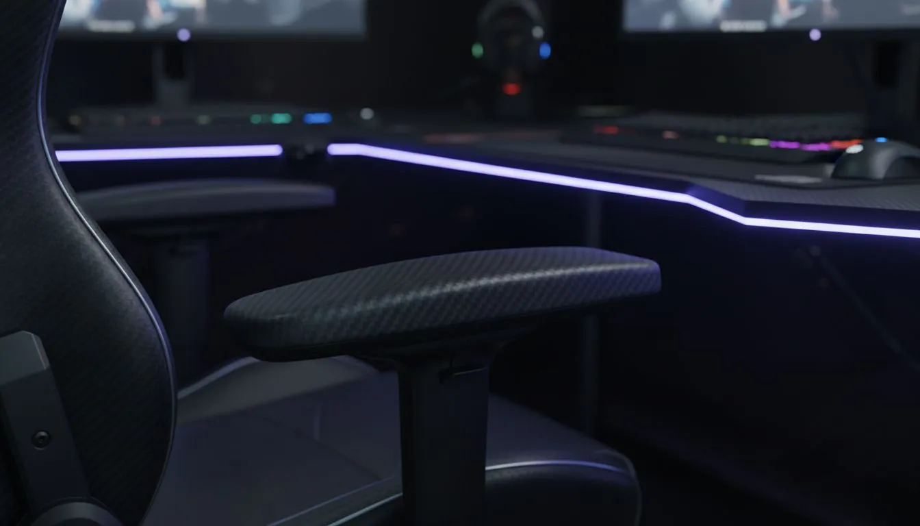 Carbon Fiber Desk Finish for Gaming