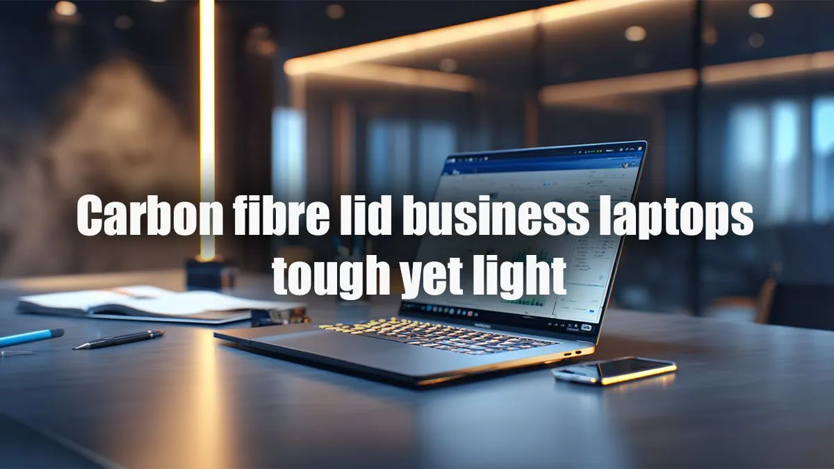 Carbon Fiber Lids for Laptops: Durable & Light Business Solutions