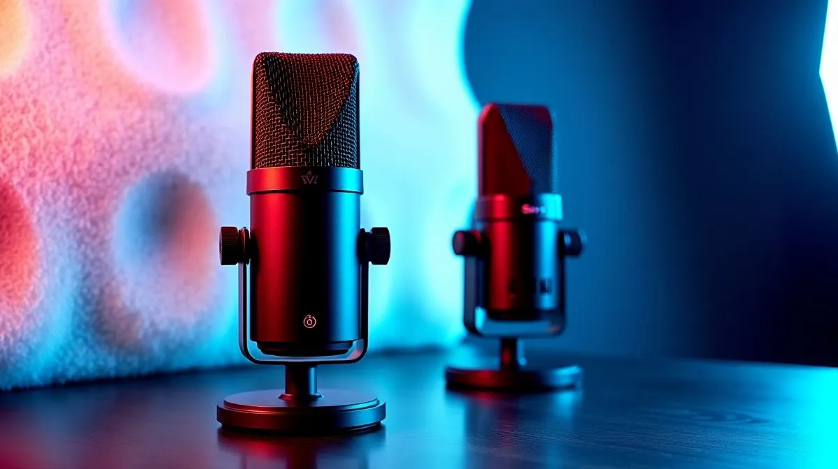 Which mic choice sounds clearer while gaming?