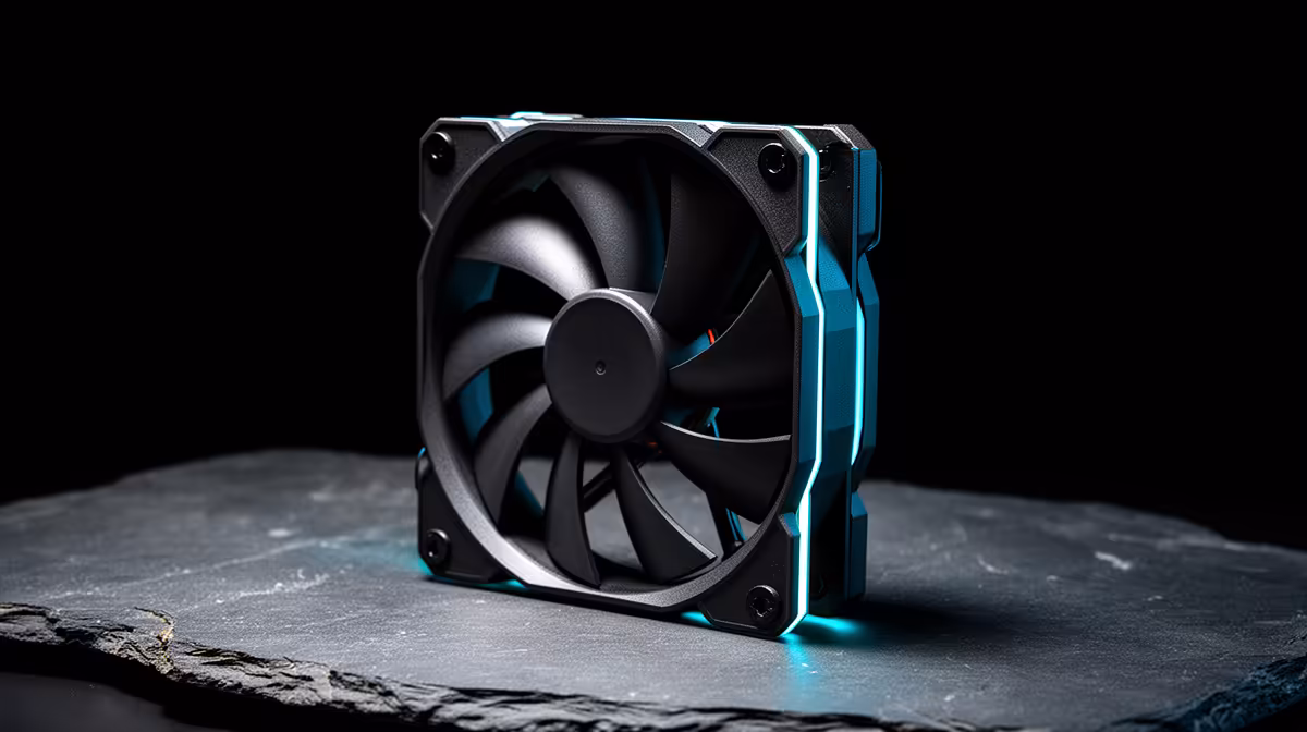 Case Fan Noise From Idle to 40.7 dBA