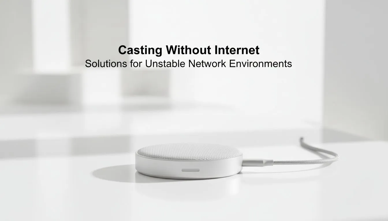 Offline casting for unstable networks