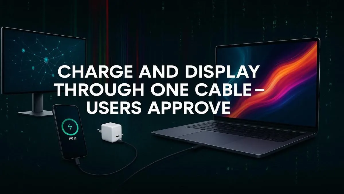One-Cable Solutions For Charge & Display | Evetech 🚀