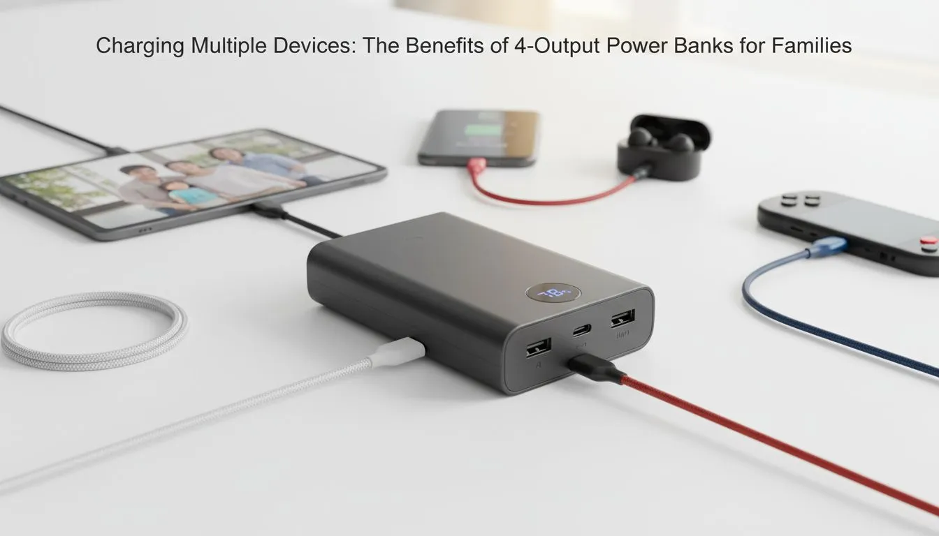 4-port power bank benefits for families