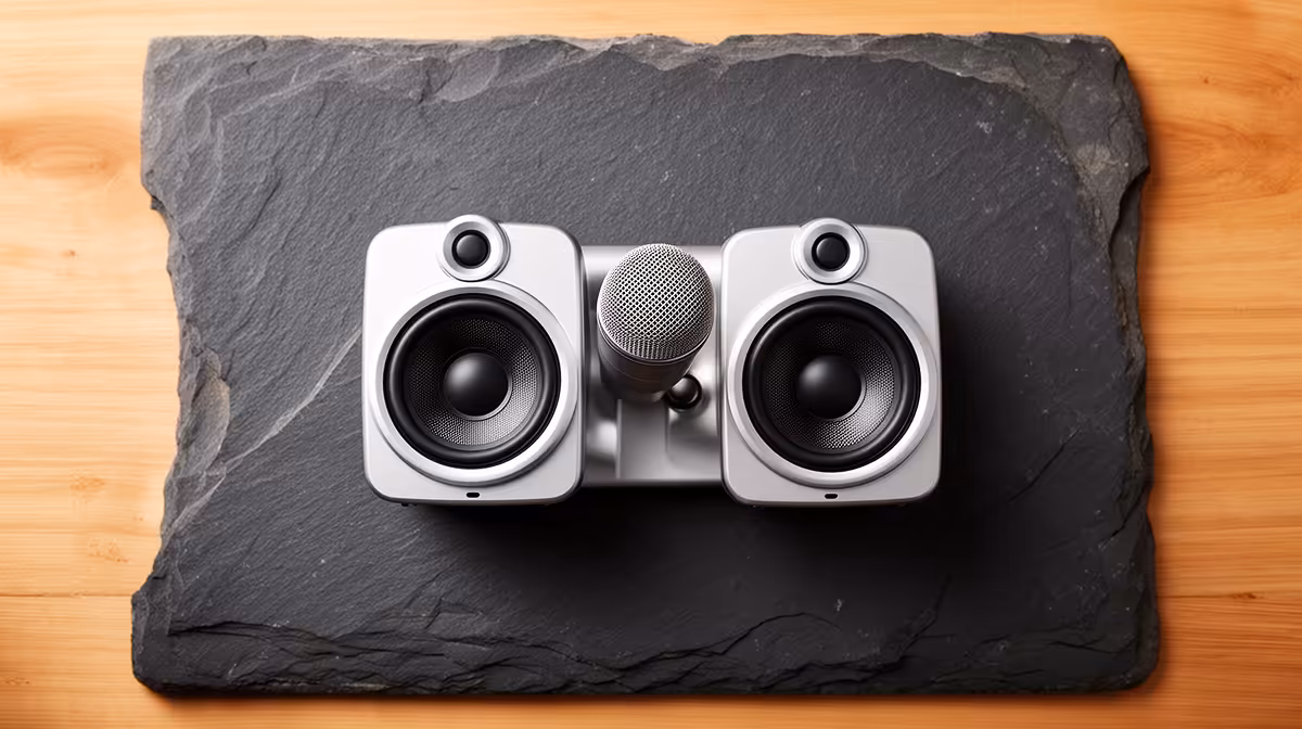 Compact All-in-One Audio Desks