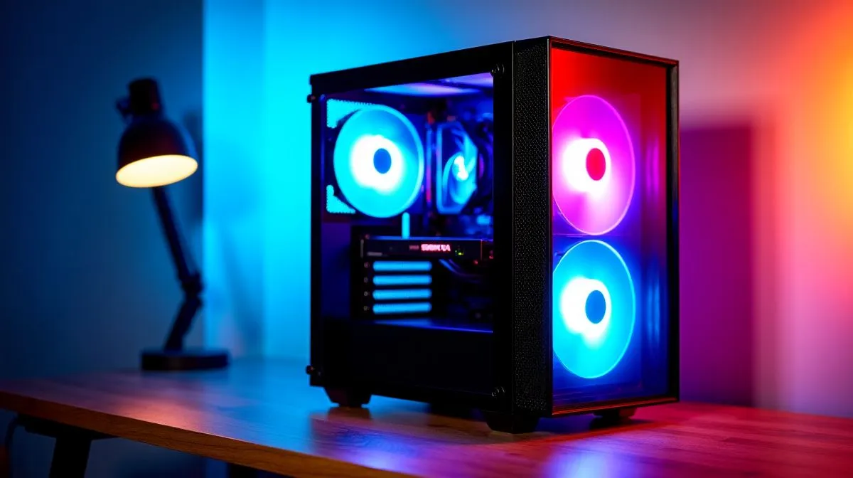 Pick a small gaming PC case that fits your home desk