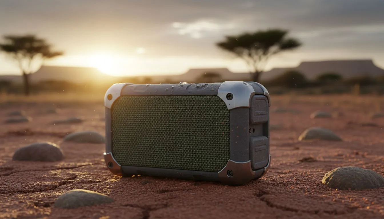 Camping Speaker: Dust, Water & Battery