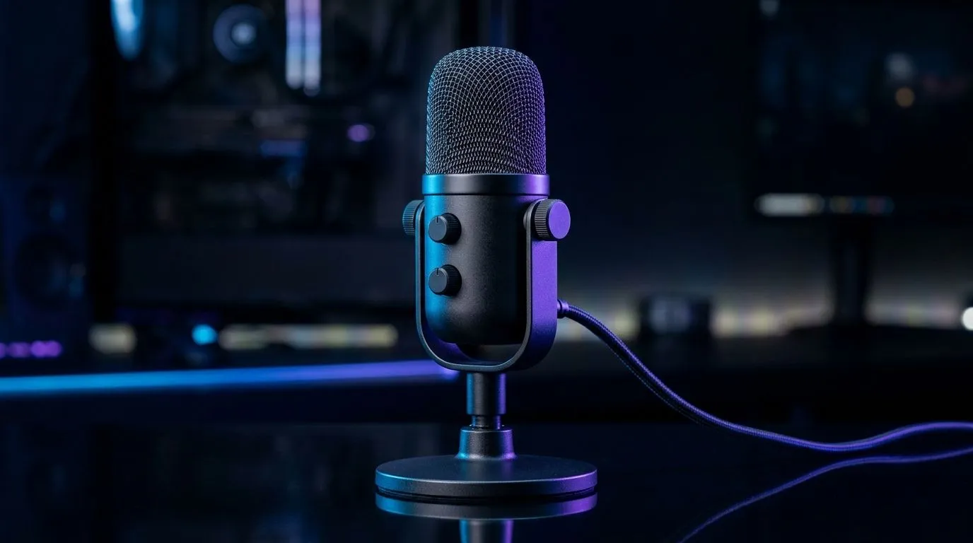 Pick a USB mic that sounds crisp on fibre