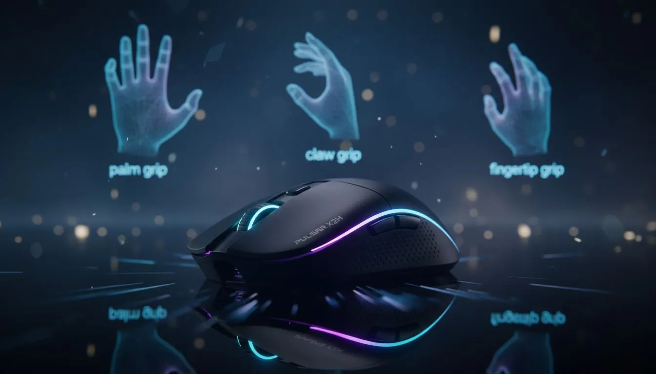 Choose the right palm, claw or fingertip mouse