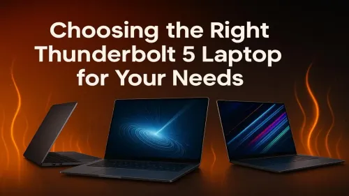 Thunderbolt 5 Laptop: How to Choose the Perfect One for You