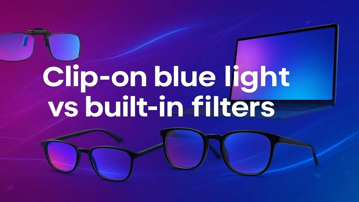 Clip-On vs. Built-In Blue Light Filters Compared