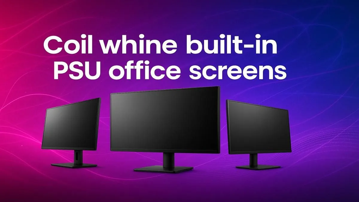 Fix Noisy Power Supply in Office Monitors