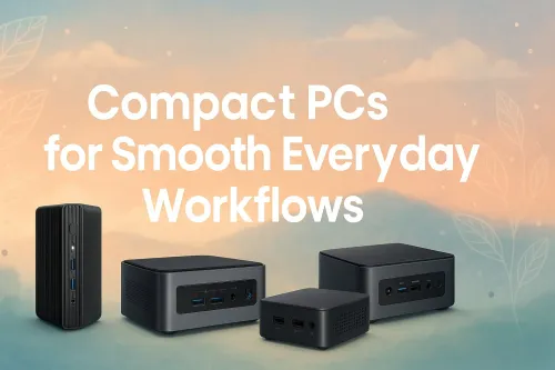 Compact PCs for Smooth Everyday Workflows