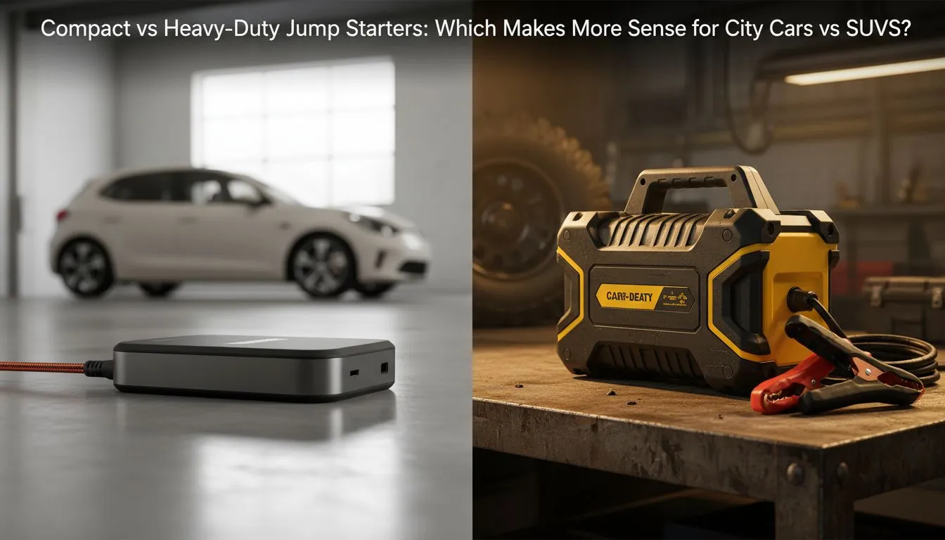 Compact vs Heavy-Duty Jump Starters for Cars