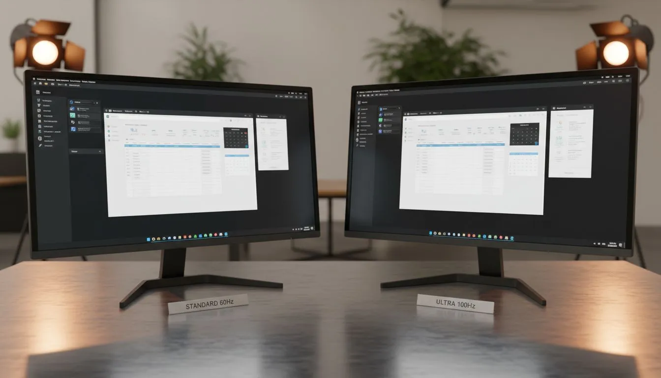 Which refresh rate suits admin tasks?