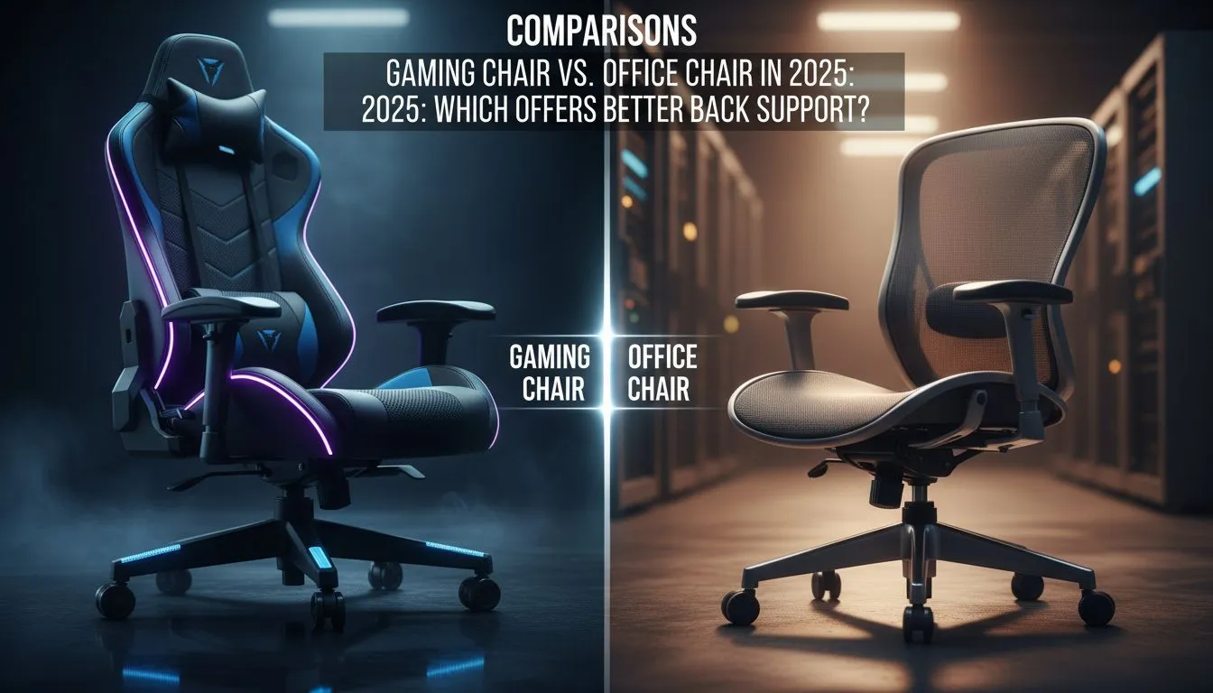 Better Back Support: Gaming or Office Chair?