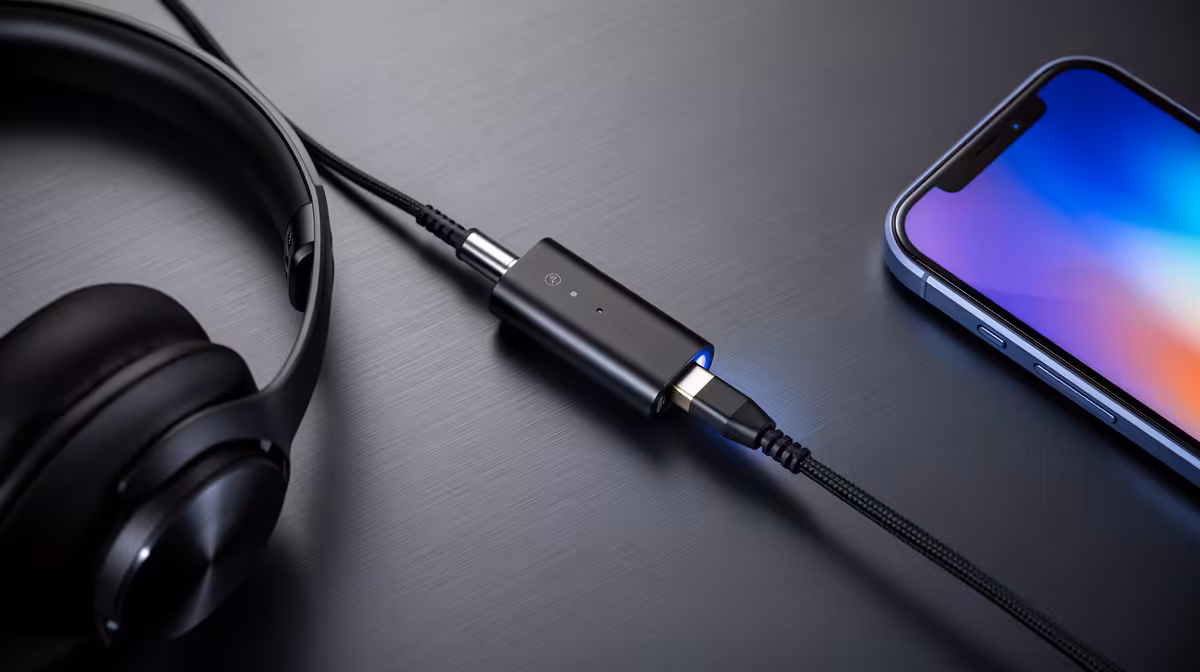 Connecting Legacy Wired Headphones via: material, settings