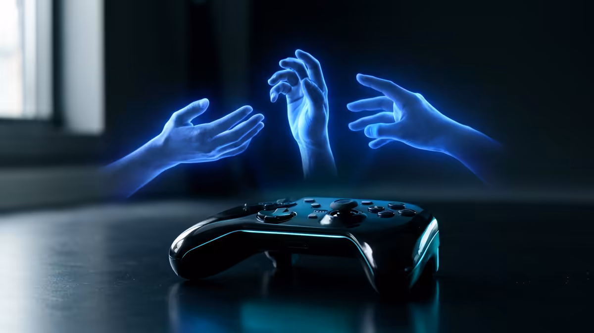 Physical input with haptics vs bare-finger gesture reading