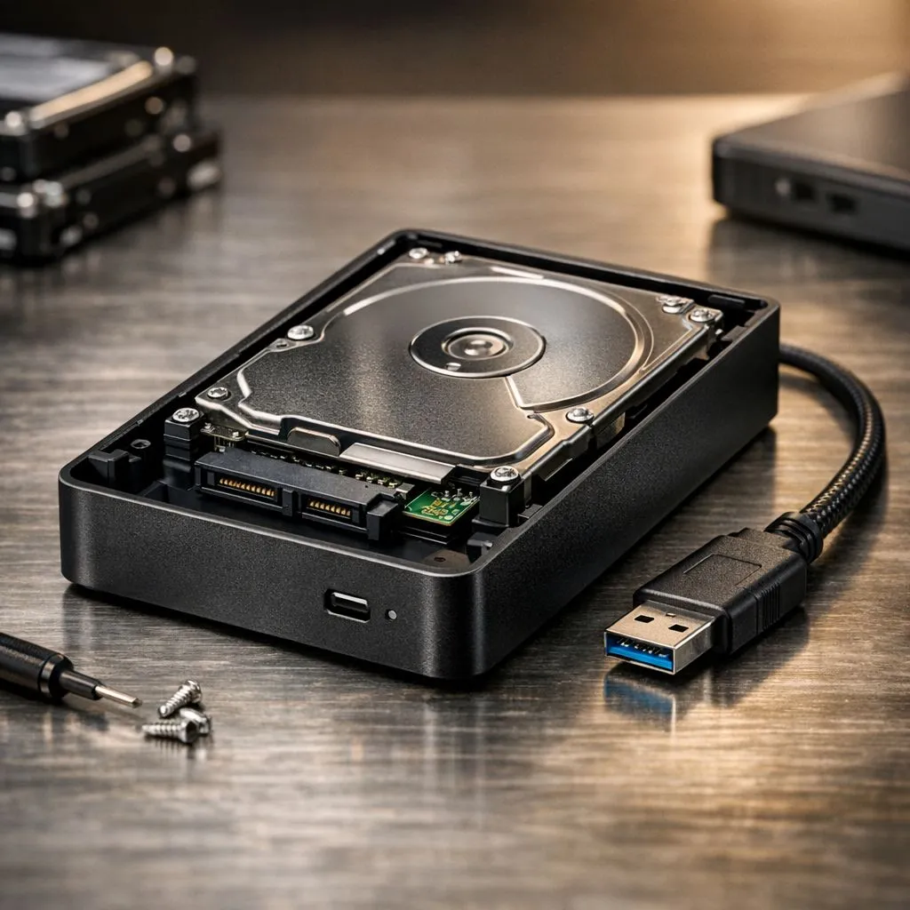 Turn a SATA Hard Drive into a Fast External