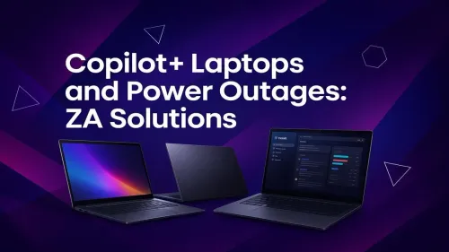 Copilot+ Laptops Power Solutions ZA: Stay Productive