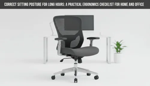 Correct Sitting Posture: Ergonomics Checklist for Long Hours