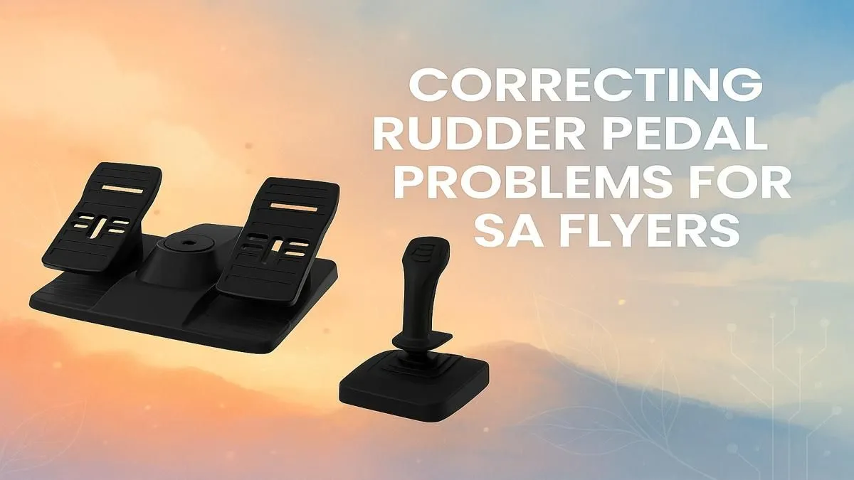 Your Rudder Pedal Fix Guide