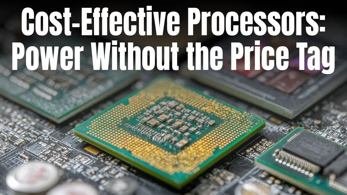 Budget Processors: Top Affordable CPUs for Performance