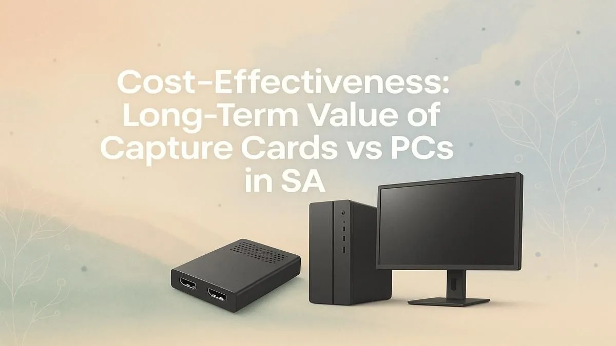 Capture Card or Second PC?