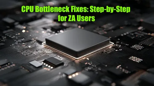 CPU Bottleneck Fix: A Step-by-Step Guide for SA Gamers