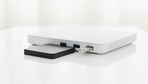 Portable Media Server via Router USB