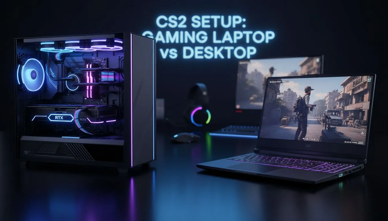 CS2 laptop vs desktop: Quick Comparison