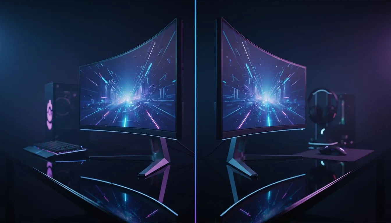 Curved or Flat: Best Gaming Monitor Guide