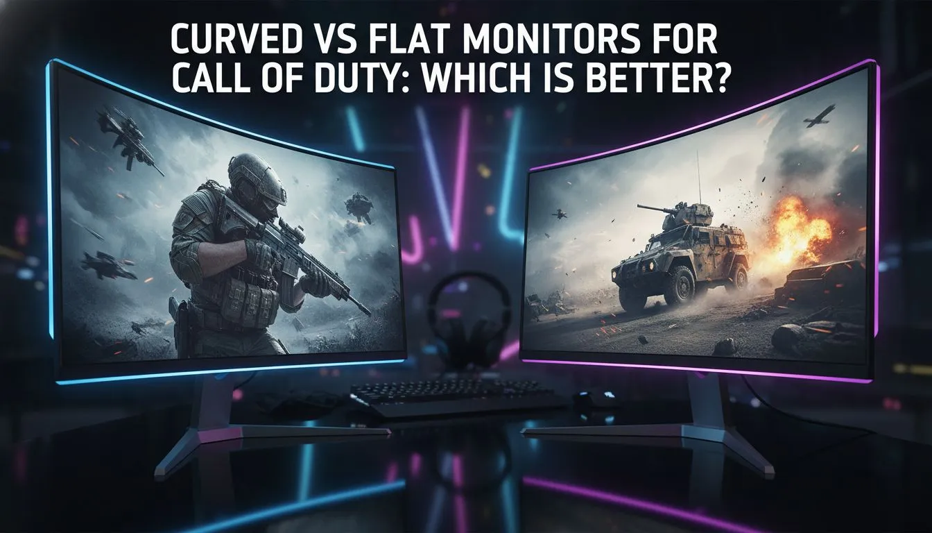 Curved vs Flat Monitors for COD