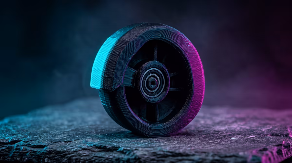 3D Printed Casters